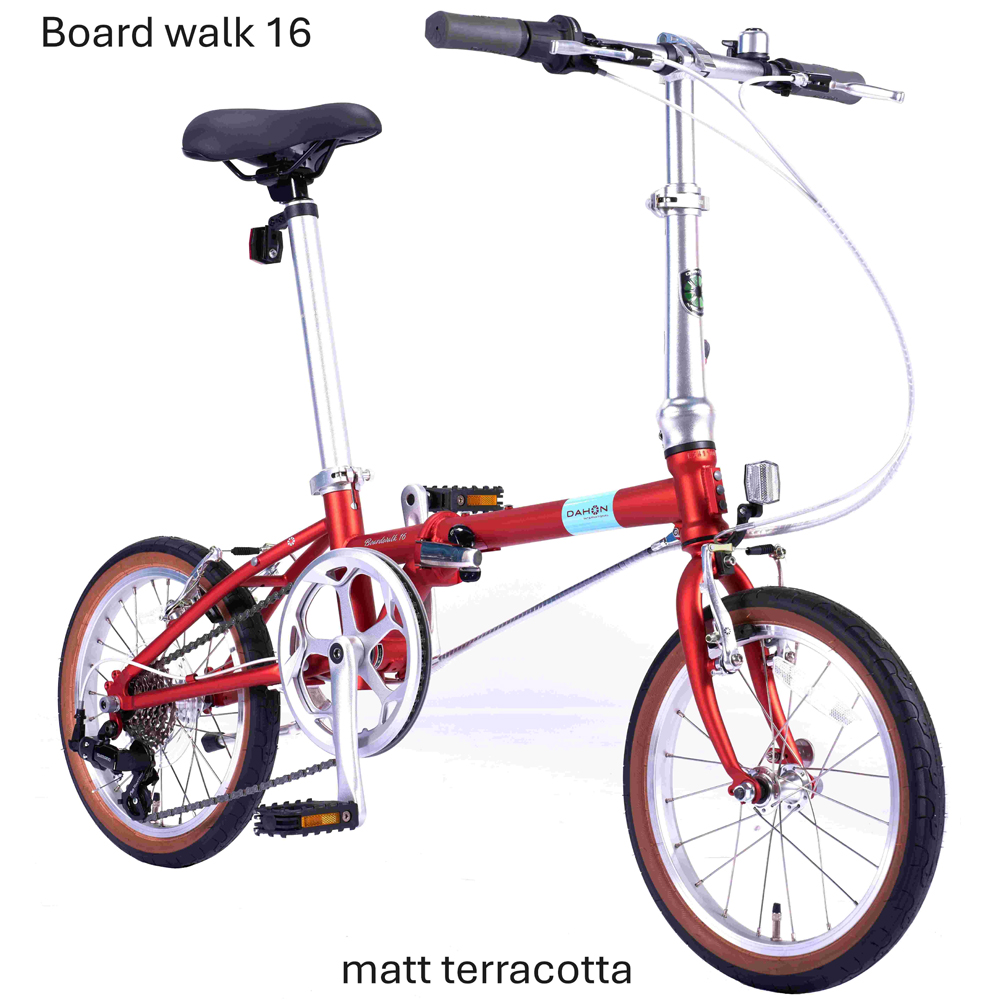 DAHON Boardwalk 16 Matt Terracotta 送料無料 全国配送離島含│自転車 完成品 組み立て不要 折りたたみ自転車 通勤 通学 サイクリング 新生活 ボードウォーク 武田産業 三重県 四日市市 ふるさと納税