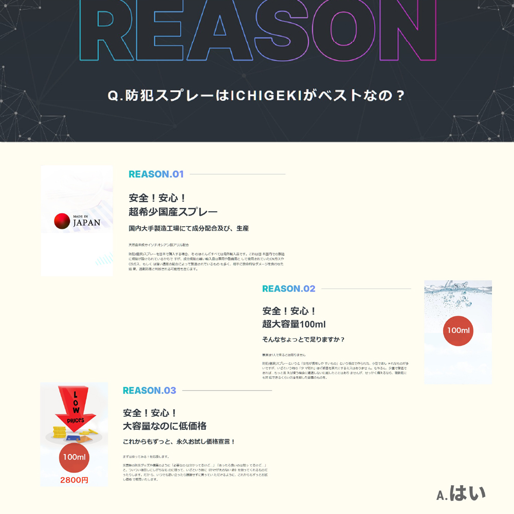 防犯スプレー ICHIGEKI ウイアール【防犯グッズ いちげき 護身 安全 安心 国産 防犯 対策 三重県 四日市市 四日市市ふるさと納税】