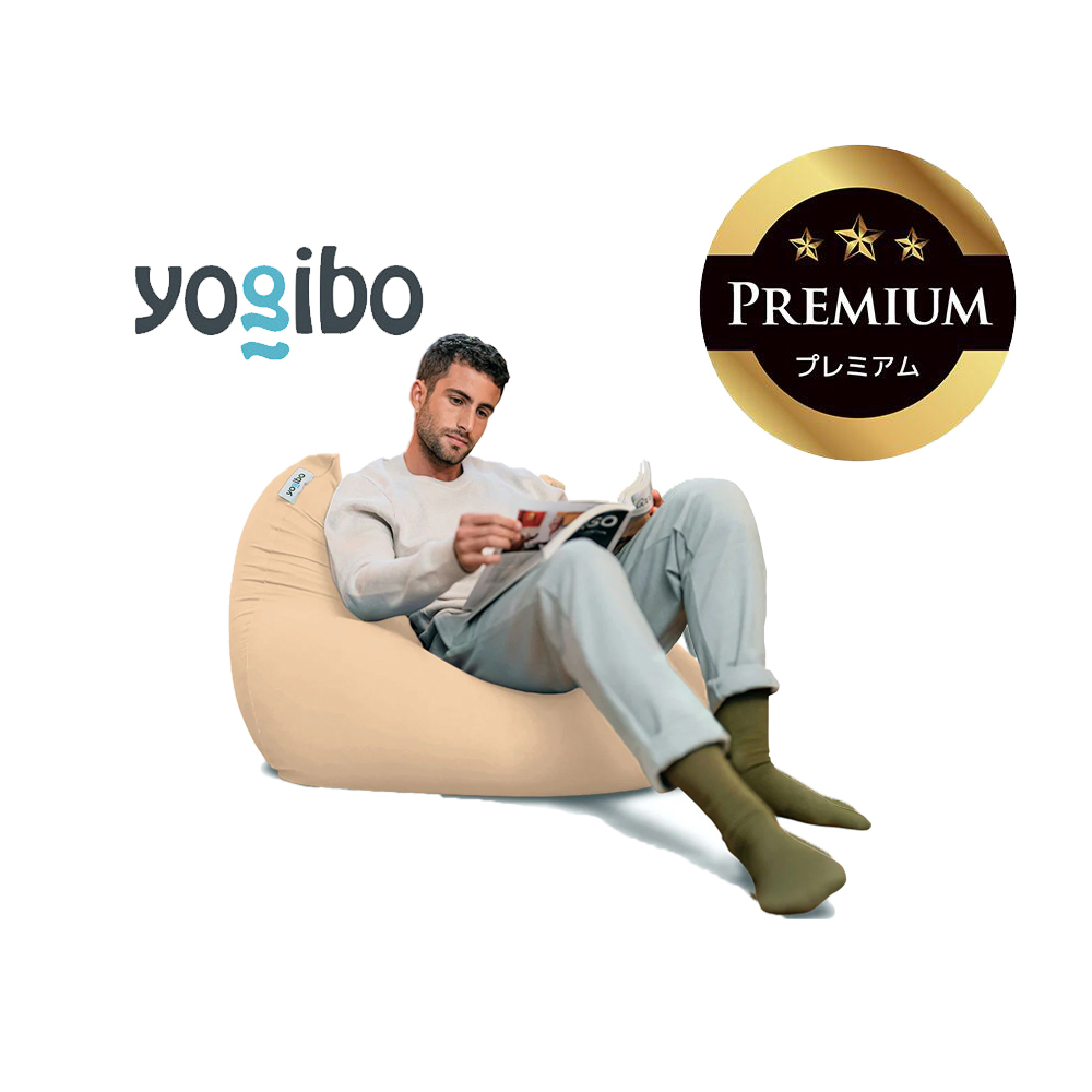 Yogibo Mini Premium（ヨギボー ミニ プレミアム）クリームホワイト【ビーズクッション ビーズ 座椅子 椅子 クッション ビーズソファー ビーズソファ 新生活 プレゼント インテリア 家具 ベッド ゲーム】