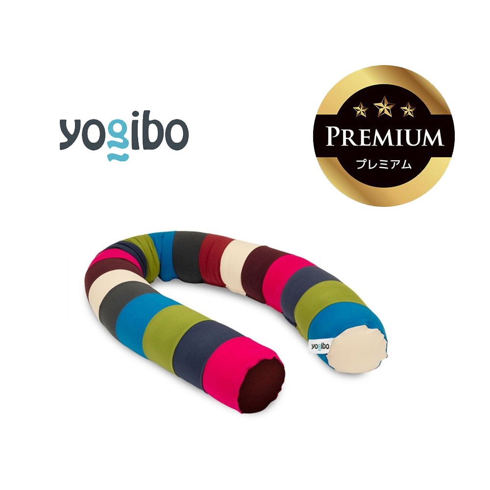 Yogibo Caterpillar Roll Long Premium ブライト │ 送料無料 全国配送離島含 ビーズクッション カバー 洗える （ヨギボー キャタピラー ロール ロング プレミアム）