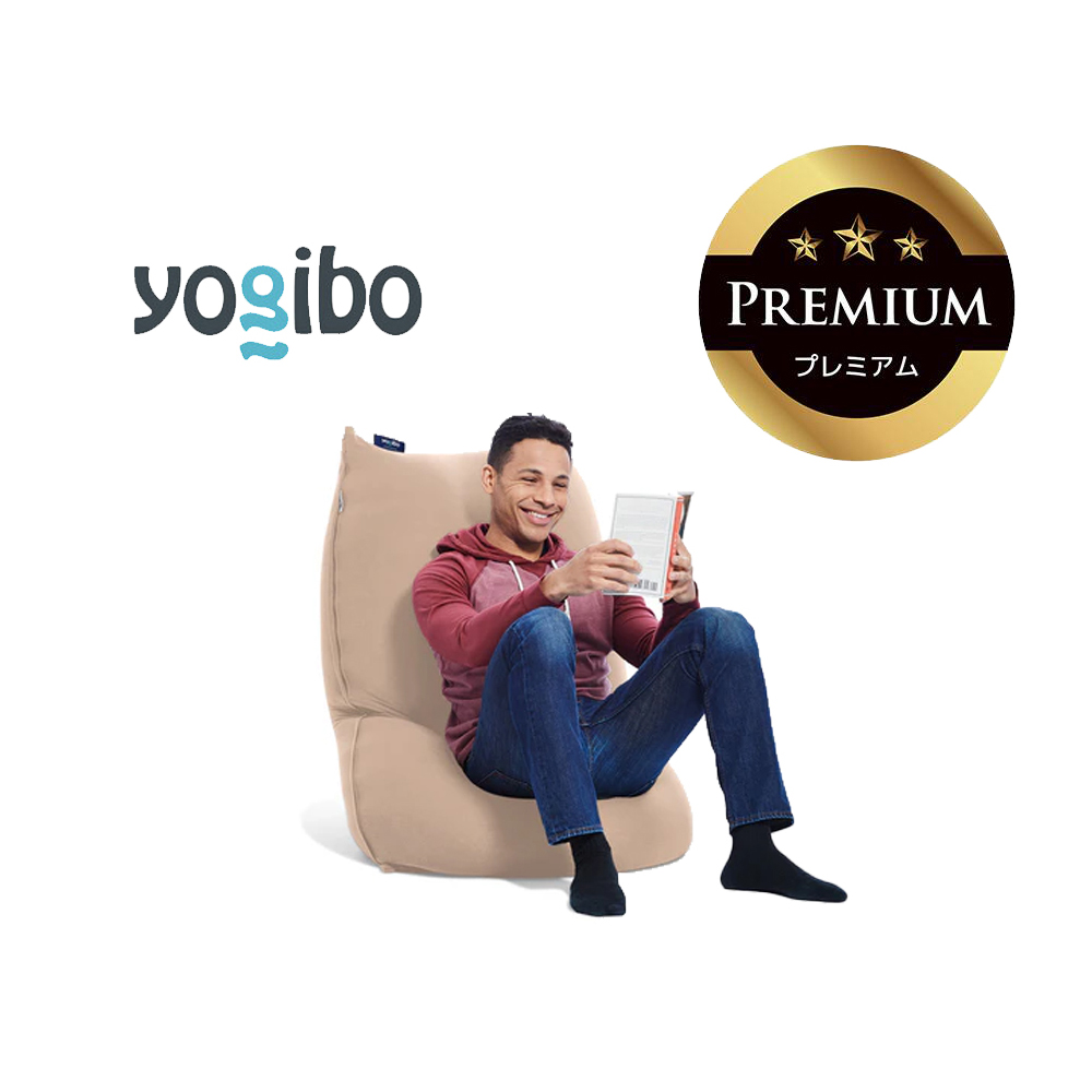 Yogibo Lite Premium（ヨギボー ライト プレミアム）ライトグレー【ビーズクッション ビーズ 座椅子 椅子 クッション ビーズソファー ビーズソファ 新生活 プレゼント インテリア 家具 ベッド ゲーム】