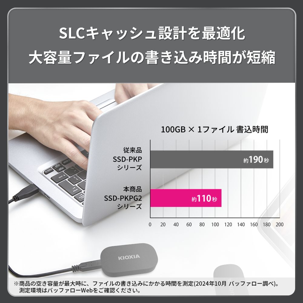【グッドデザイン賞受賞】キオクシア (KIOXIA) 外付けSSD EXCERIA PLUS G2 ポータブル1TB 【パスワード保護 持ち運び コンパクト 高速転送 耐久性 保存 軽量 バックアップ 拡張 ストレージ ドライブ データ移行 サイズ PS5 四日市市 四日市 】