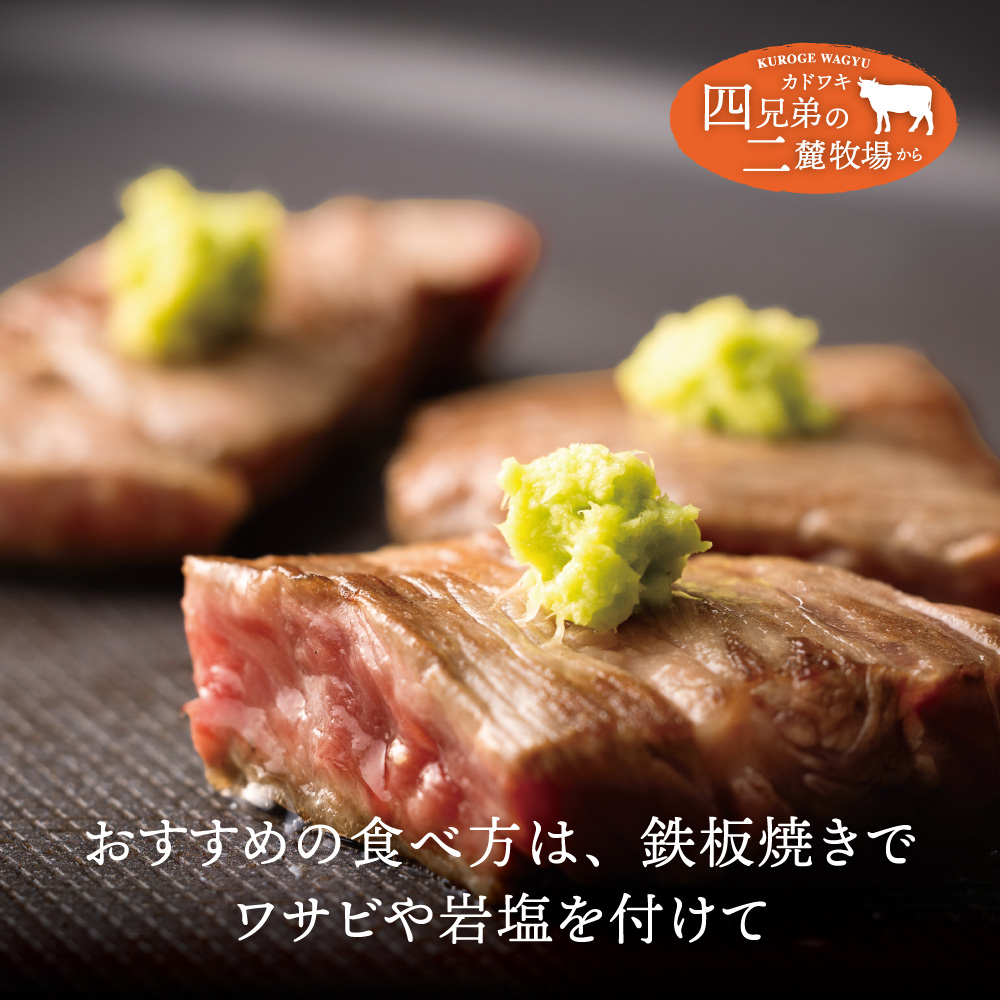 A4･A5「二麓（にろく）霜降り」黒毛和牛（大判）ひとくちステーキ 500g（250g×2） ニセコ連峰と鈴鹿山脈、二つの麓（ふもと）で育てた脂の質にこだわった美味しい霜降りをリーズナブルに│牛肉 国産牛 ブランド牛 冷凍便 年末年始 お正月 焼肉 BBQ 三重県 四日市市 ふるさと納税