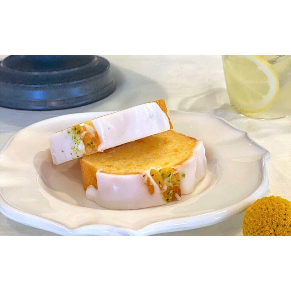 保存料・着色料は使用せず、三重県産高級小麦粉を使ったHideka.5のパウンドケーキ　ウィークエンドシトロン　フルサイズ1本　Hideka.5【パウンドケーキ お取り寄せ グルメ スイーツ お菓子 おやつ 洋菓子 ケーキ  ギフト 贈り物 三重県 四日市市 四日市】