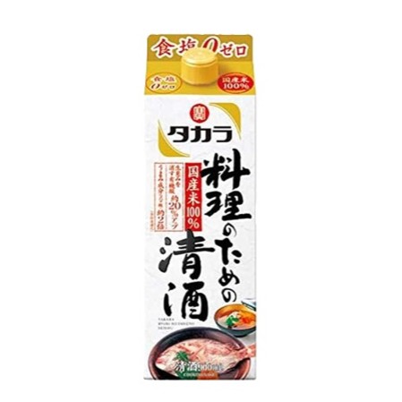 タカラ　料理のための清酒　パック　900ml　6本 【日本酒類販売 タカラ TaKaRa お酒 酒 調味料 料理酒 日本酒 清酒 sake 三重県 四日市市 四日市】