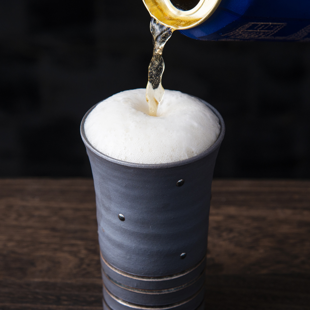 四日市認定地場特産品【泗水十貨店（しすいじっかてん）】泡立ちビールカップ