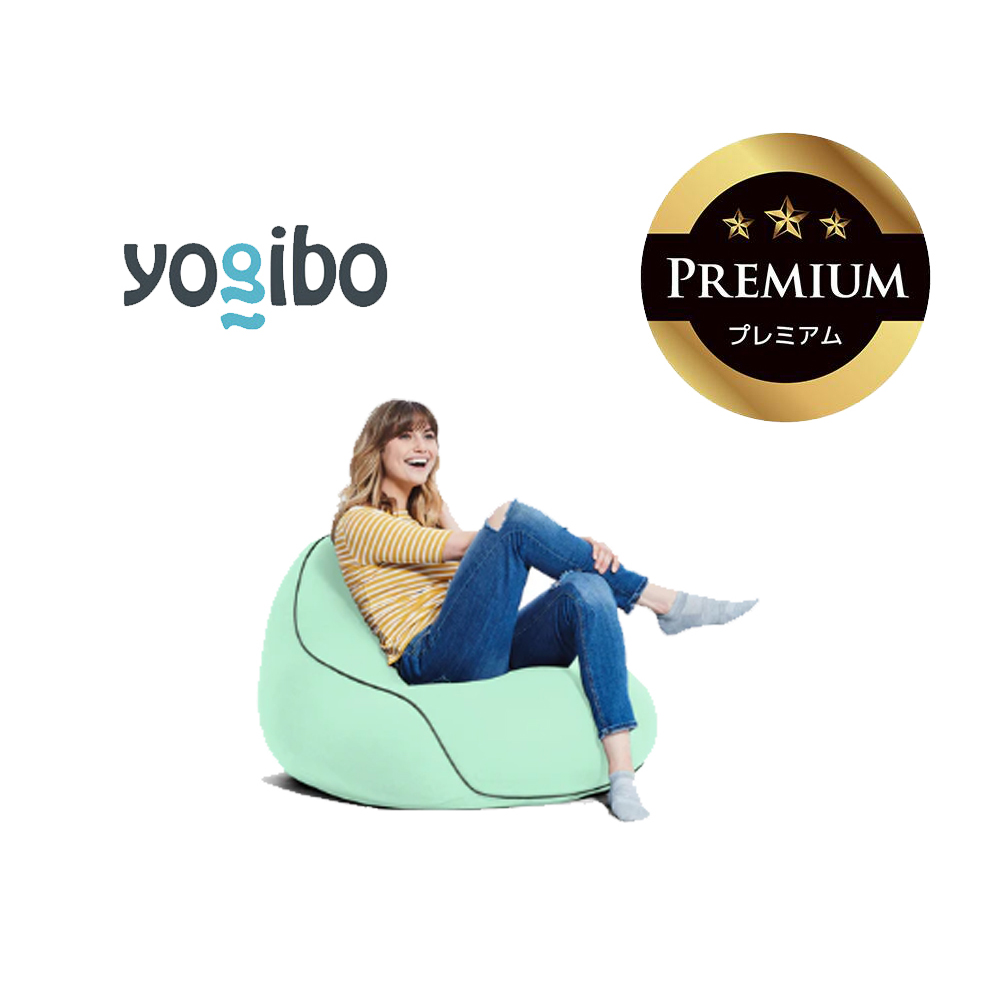 Yogibo Lounger Premium（ヨギボー ラウンジャー プレミアム）ミント【ビーズクッション ビーズ 座椅子 椅子 クッション ビーズソファー ビーズソファ 新生活 プレゼント インテリア 家具 ベッド ゲーム】