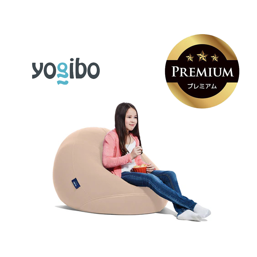Yogibo Drop Premium（ヨギボー ドロップ プレミアム）ライトグレー【ビーズクッション ビーズ 座椅子 椅子 クッション ビーズソファー ビーズソファ 新生活 プレゼント インテリア 家具 ベッド ゲーム】