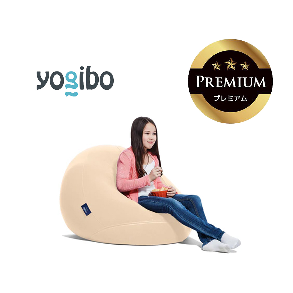 Yogibo Drop Premium（ヨギボー ドロップ プレミアム）クリームホワイト【ビーズクッション ビーズ 座椅子 椅子 クッション ビーズソファー ビーズソファ 新生活 プレゼント インテリア 家具 ベッド ゲーム】
