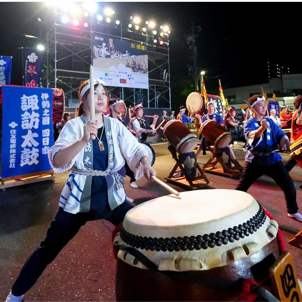 【東海3県限定】出張型返礼品 四日市諏訪太鼓「祭」【諏訪太鼓  太鼓 四日市諏訪太鼓 出張 出張演奏 演奏 まつり 祭 イベント 特別 大切な日 結婚式 お祝い パーティー 四日市 四日市市 愛知県 岐阜県 三重県】