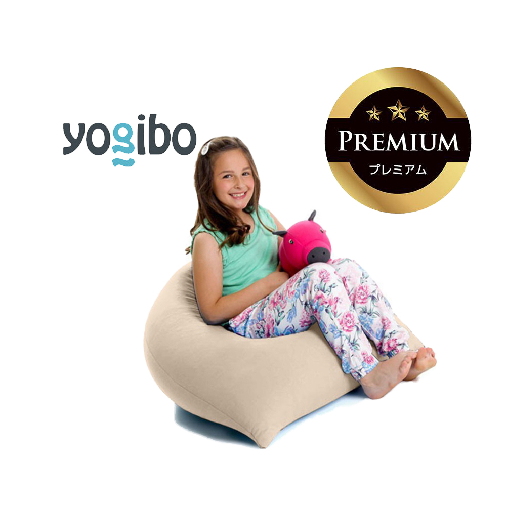 Yogibo Pyramid Premium（ヨギボー ピラミッド プレミアム）ライトグレー【ビーズクッション ビーズ 座椅子 椅子 クッション ビーズソファー ビーズソファ 新生活 プレゼント インテリア 家具 ベッド ゲーム】