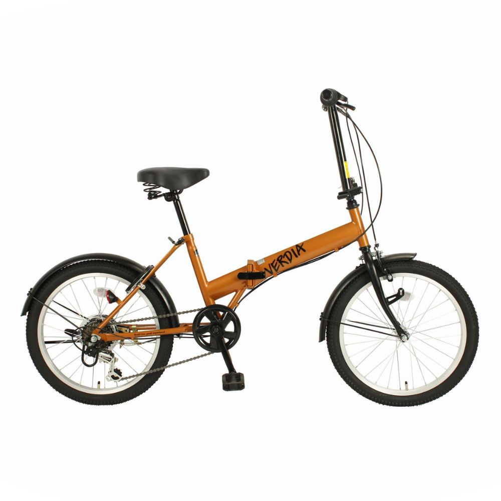 VERDIA 20インチ 折りたたみ自転車 Orange 送料無料 全国配送離島含│自転車 完成品 組み立て不要 通勤 通学 サイクリング 新生活 武田産業 三重県 四日市市 ふるさと納税