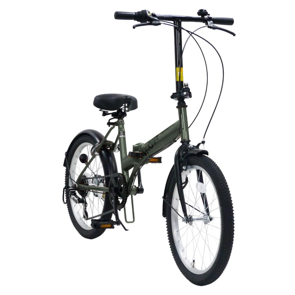 VERDIA 20インチ 折りたたみ自転車 Green 送料無料 全国配送離島含│自転車 完成品 組み立て不要 通勤 通学 サイクリング 新生活 武田産業 三重県 四日市市 ふるさと納税