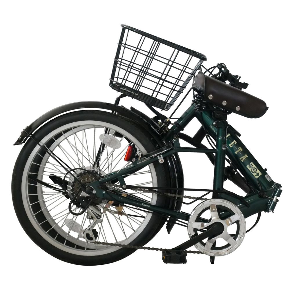 ノーパンク 折りたたみ自転車 VELETA 20インチ Black 送料無料 全国配送離島含│自転車 完成品 組み立て不要 空気入れ不要 パンクしない 通勤 通学 サイクリング 新生活 武田産業 三重県 四日市市 ふるさと納税