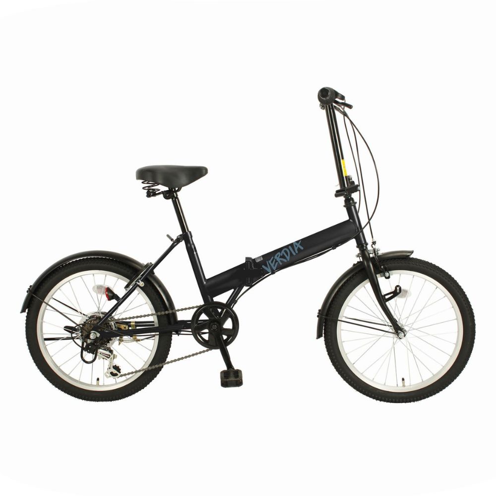 VERDIA 20インチ 折りたたみ自転車 Black 送料無料 全国配送離島含│自転車 完成品 組み立て不要 通勤 通学 サイクリング 新生活 武田産業 三重県 四日市市 ふるさと納税