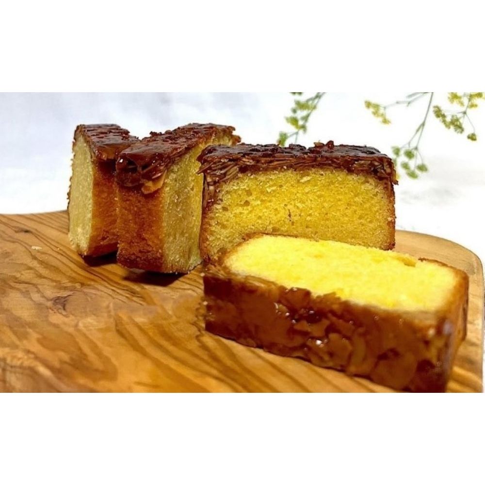 保存料・着色料は使用せず、三重県産高級小麦粉を使ったHideka.5のパウンドケーキ　キャラメルソルトフロランタン　フルサイズ1本　Hideka.5【パウンドケーキ お取り寄せ グルメ スイーツ お菓子 おやつ 洋菓子 ケーキ キャラメル ソルト フロランタン ギフト 贈り物 三重県 四日市市 四日市】