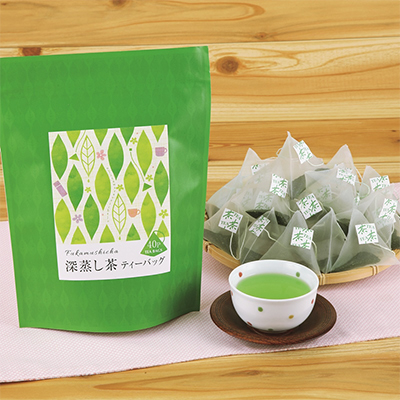 深蒸し煎茶ティーバッグ (40個入×2袋)〈お茶 茶 煎茶 緑茶 深蒸し茶 深むし 宇治抹茶 抹茶 ティーバッグ ティーパック ブレンド〉  56210004