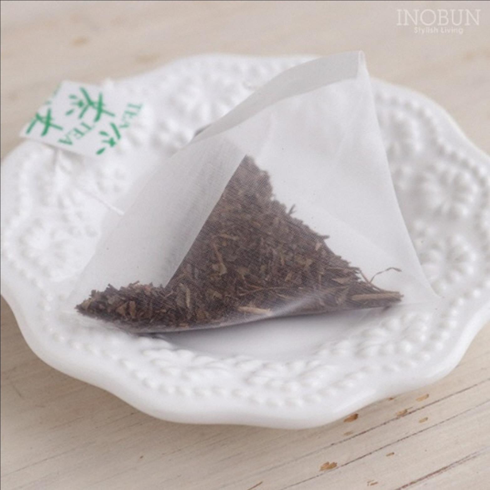 京都西出製茶場×INOBUNオリジナル宇治ほうじ茶テトラティーバッグ 5個セット〈コラボ お茶 茶 ティーバッグ ほうじ茶 京都 テトラ セット オリジナル レトロ プチギフト 手土産 ギフト ご挨拶〉in0901
