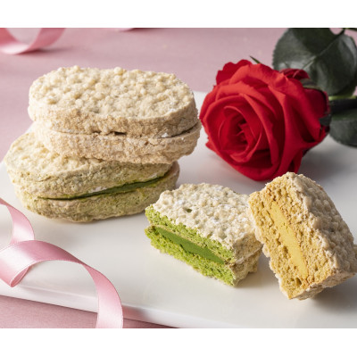 京都きよ泉のダクワーズ(抹茶・ほうじ茶)2種セット計18個〈抹茶スイーツ スイーツ お菓子 洋菓子 宇治抹茶 抹茶 ほうじ茶 お取り寄せ 焼菓子 ダクワーズ 石臼挽き 茎ほうじ茶 ギフト 贈り物〉  56210136
