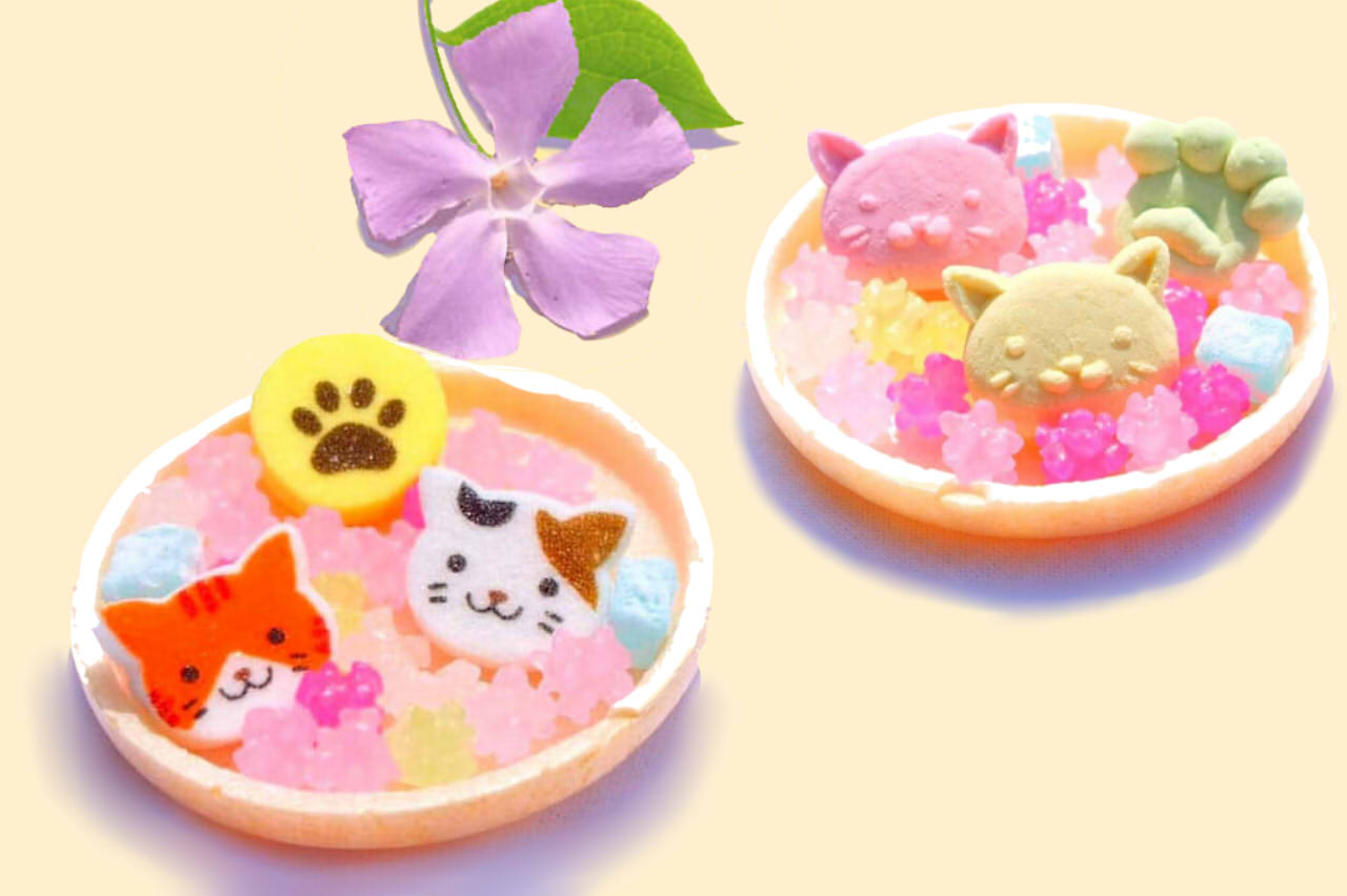 【京の老舗】かわいい和スイーツ「ねこもにゃか」3箱セット〈スイーツ 和菓子 洋菓子 生菓子 最中 もなか 粒あん ゼリー 金平糖 和三盆糖 ねこ 猫 飲料 加工食品 猫の日 ねこの日 ネコの日 〉56210124