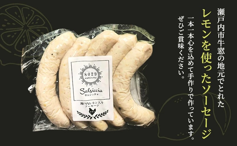瀬戸内レモンソーセージ・干し肉160g 詰め合わせ セット 手作り ソーセージ レモンソーセージ 干し肉 肉 お肉 肉加工品 岡山 瀬戸内市