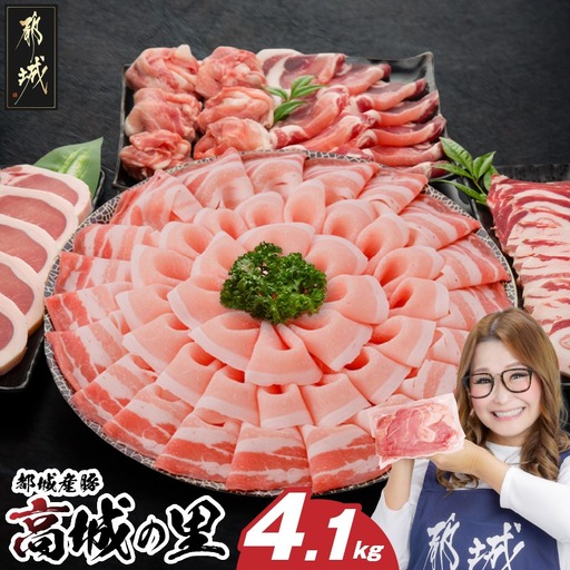 「高城の里」わくわく4.1kgセット(真空)〔84-001-4100g〕