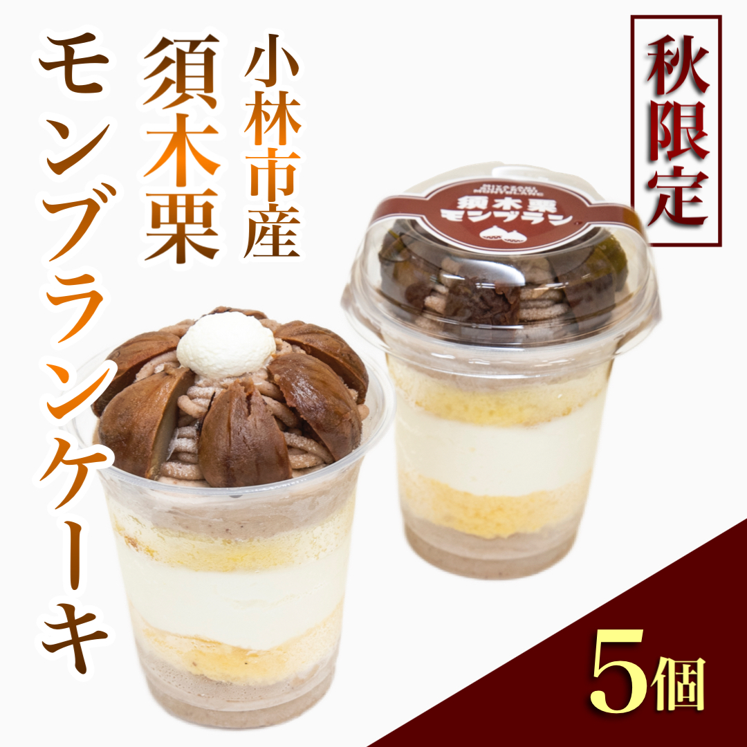 【秋限定】小林市産須木栗モンブランケーキ（栗 モンブラン マロン ケーキ スイーツ 旬 限定）