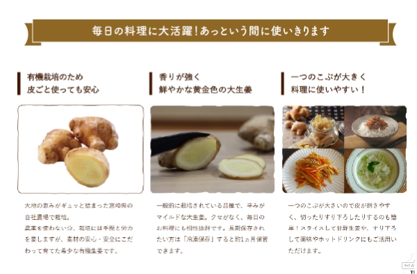【オーガニック】有機生姜 1.5kg（しょうが ショウガ 有機JAS 野菜）