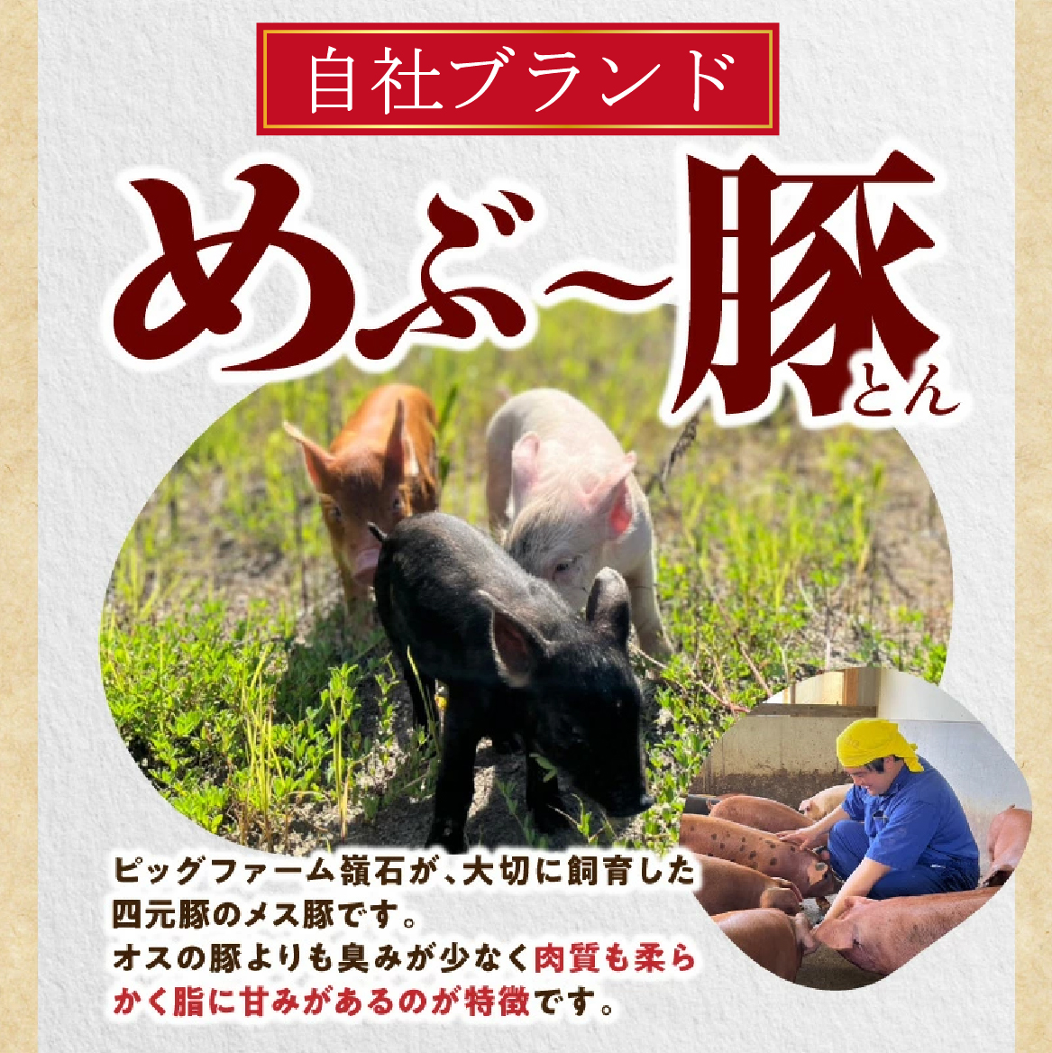 【地元ブランド豚】めぶ〜豚 豚バラ 肩ロース 焼肉セット 計4kg（豚肉 豚 お肉 バラ ロース 焼肉用 BBQ 限定）