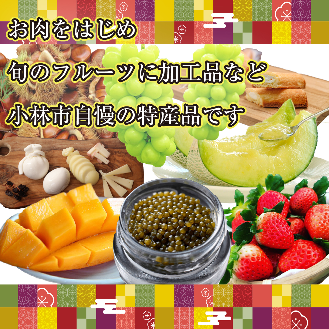 【定期便・全12回】新春おたのしみ お年玉コース 金金（牛肉 豚肉 鶏肉 フルーツ 2026 スイーツ 先行予約 定期便 宮崎 小林市）