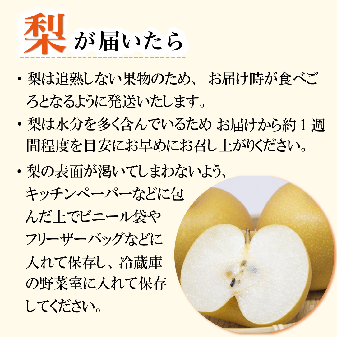 【2026年発送 】旬の梨4kg （豊水、新興、新高等）（豊水、新興、新高等）(梨 なし ナシ 秋の味覚 旬の果物 季節のフルーツ 品種名 みずみずしい 果汁たっぷり)