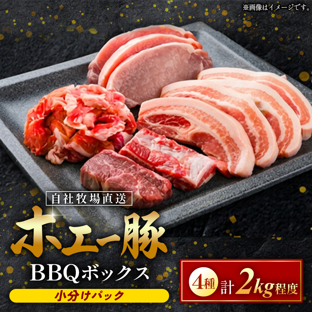 ひなた宮崎ホエー豚BBQボックス　計2kg程度