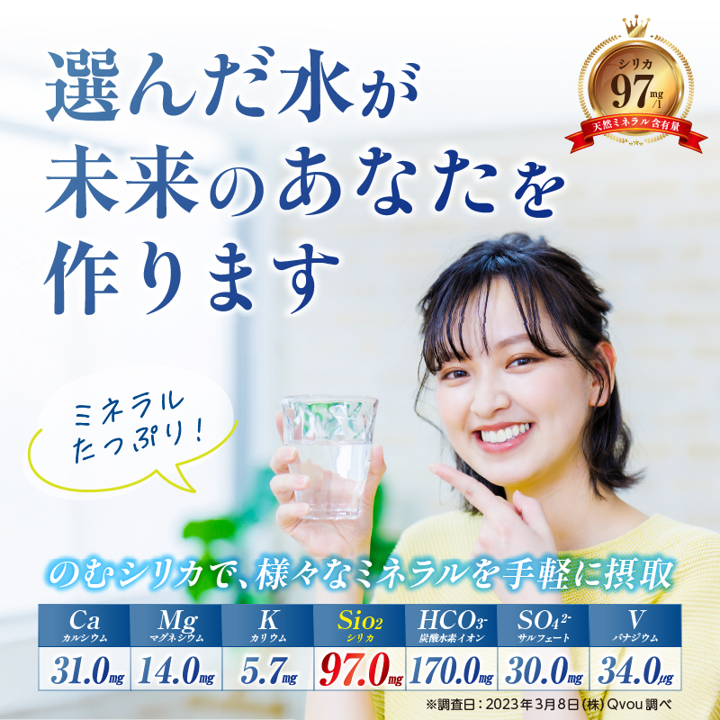 【シリカ含有量世界トップクラス】のむシリカ　2L×9本セット（国産 ナチュラルウォーター ミネラルウォーター 天然水 水 シリカ 美容 人気 霧島 宮崎 小林市 送料無料）