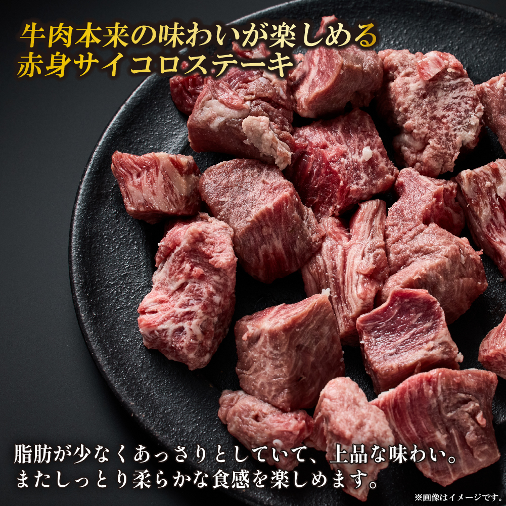 【A4等級以上】宮崎牛赤身サイコロステーキ 600g（国産 牛 宮崎牛 牛肉 ステーキ サイコロステーキ 赤身 宮崎県 小林市）