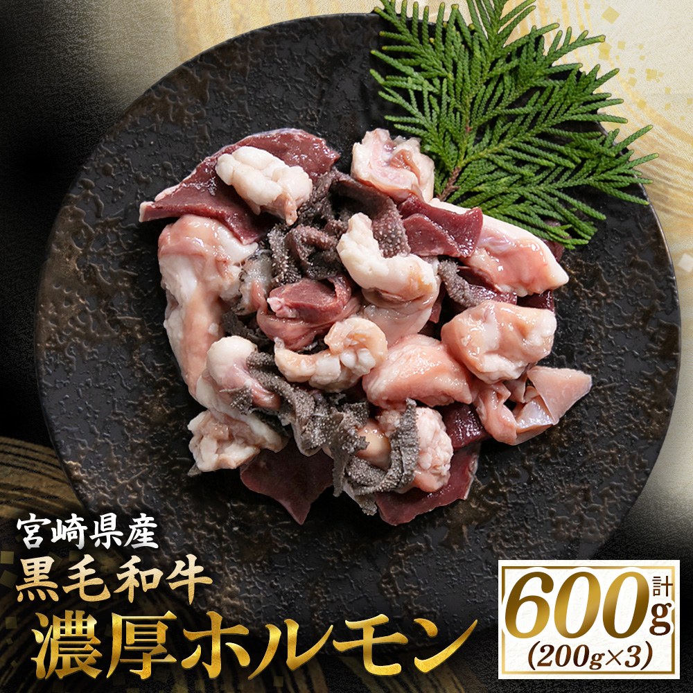 【食べログ百名店】倉薗牧場 国産黒毛和牛ミックスホルモン 200g×3P（牛肉 黒毛和牛 和牛 ホルモン 焼肉 BBQ 人気）