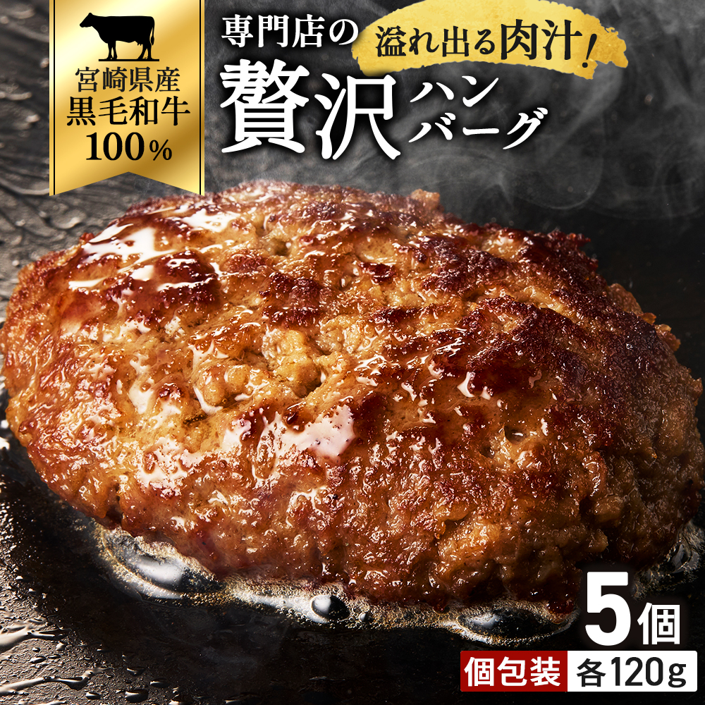 【食べログ百名店】倉薗牧場の国産黒毛和牛100％の贅沢ハンバーグ120g×5個 (牛肉 牛 ハンバーグ ビーフクックくらぞの)