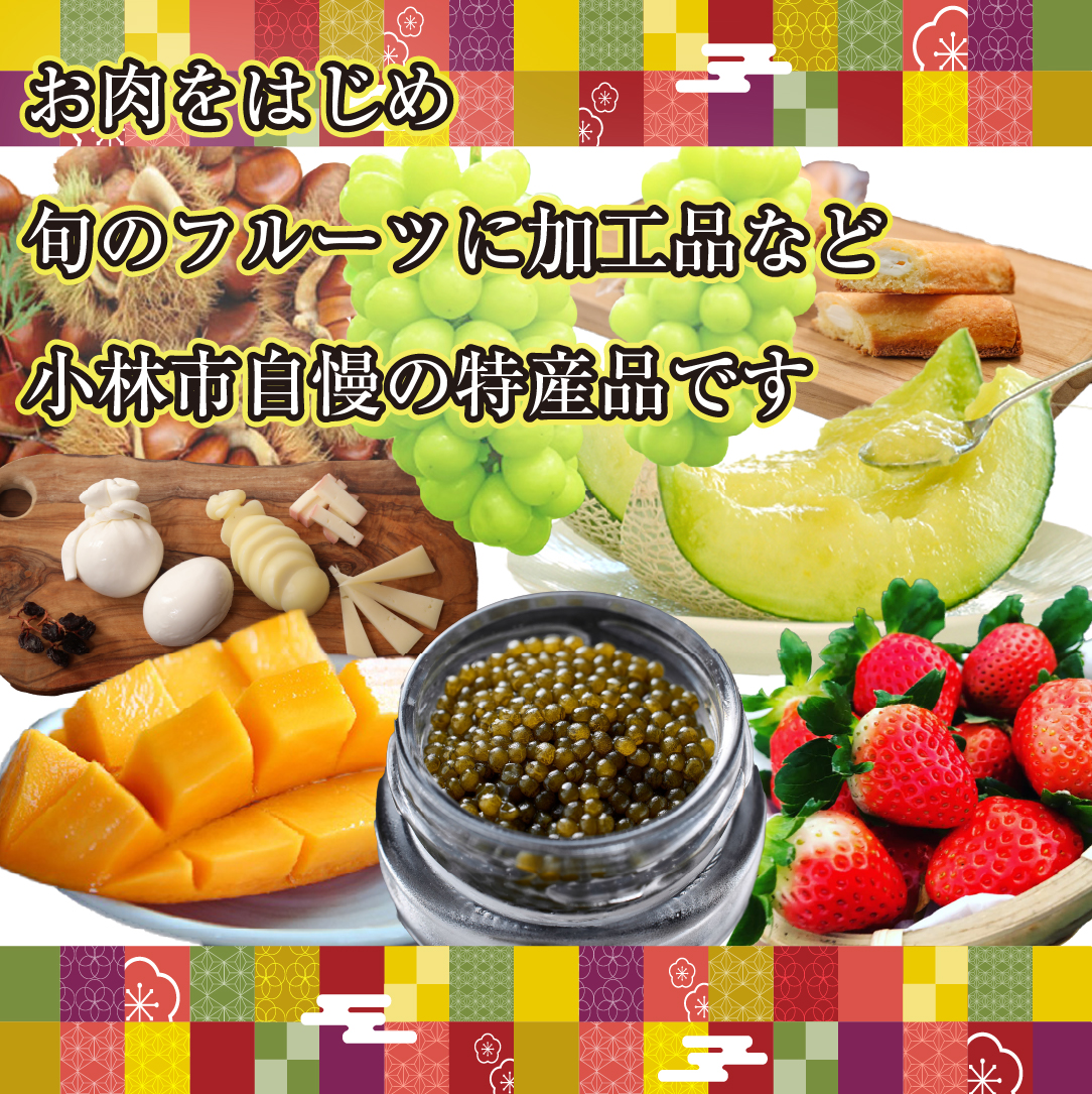 【定期便・全24回】新春おたのしみ お年玉コース 金金金（牛肉 豚肉 鶏肉 フルーツ スイーツ 2026 先行予約 定期便 宮崎 小林市）