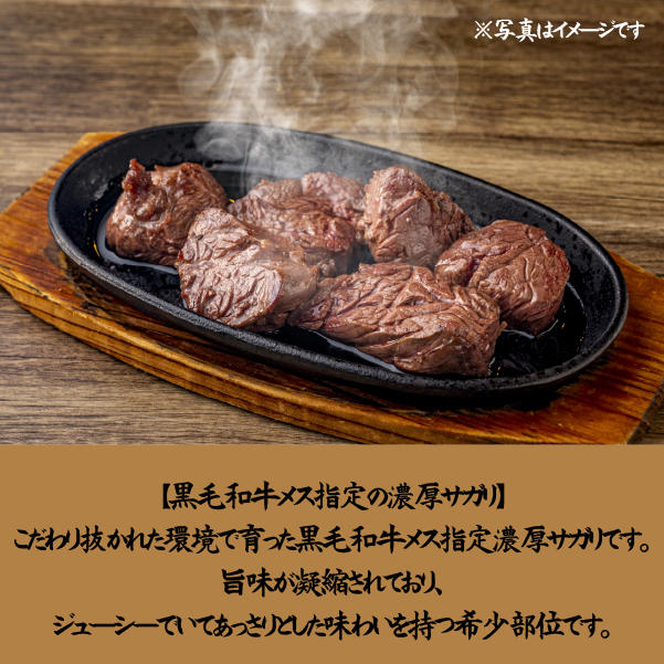 【自社農場和牛】メス指定黒毛和牛サガリ　300g（国産 黒毛和牛 牛肉 焼肉 BBQ 冷凍 送料無料）