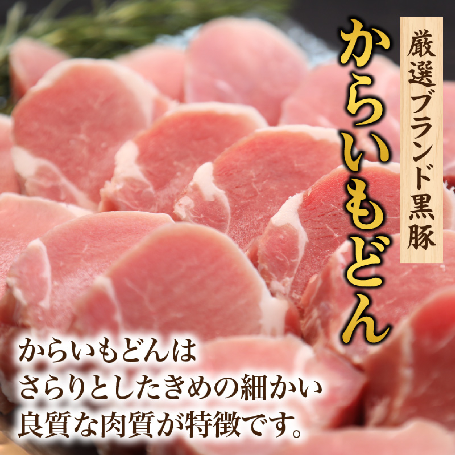 【厳選ブランド黒豚】”黒豚からいもどん”ヒレ 500g（国産 豚肉 小分け  黒豚 ヒレ ステーキ とんかつ  ヒレカツ 希少部位 宮崎 小林市 人気  冷凍）