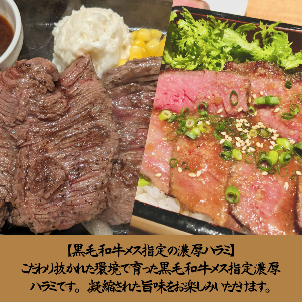 【自社農場和牛】メス指定黒毛和牛ハラミ　300g（国産 黒毛和牛 牛肉 ハラミ 焼肉 BBQ 冷凍 送料無料）