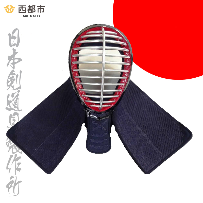 剣道防具ジュニア　面　（少年用）日本剣道具製作所＜17-6a＞