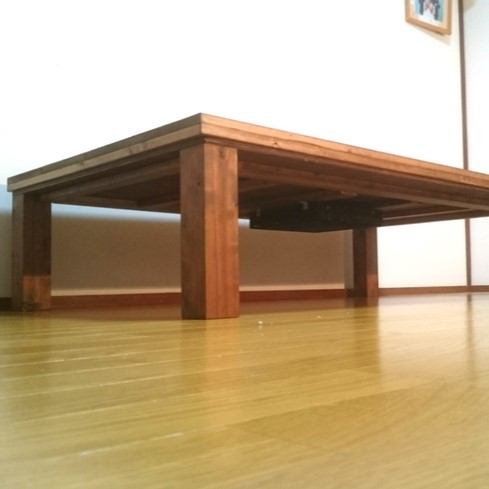 【天然無垢材】コタツテーブル 1200×700×350 Interior G-S-S＜30-17a＞