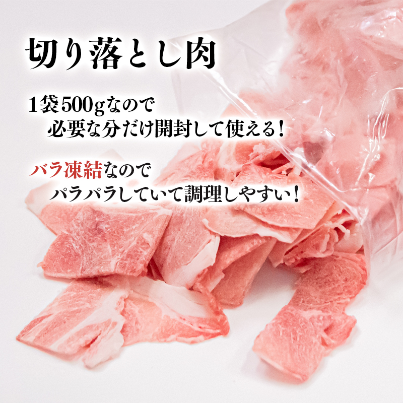 宮崎県産豚肉4種セット 合計 3.7kg  焼肉 スライス とんかつ 小間切れ＜40-1a＞
