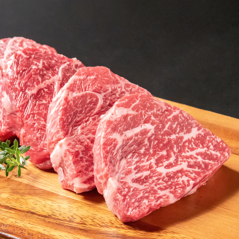 【世界グランプリ受賞】黒毛和牛ランプステーキ4枚 合計440g 牛肉＜14-2a＞
