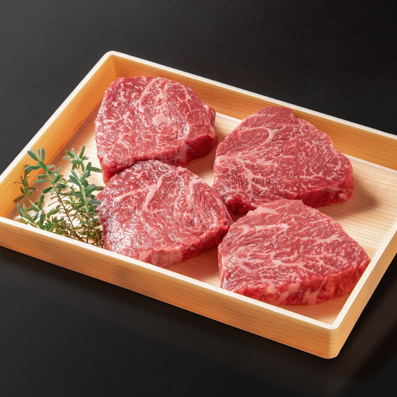 【世界グランプリ受賞】黒毛和牛ランプステーキ4枚 合計440g 牛肉＜14-2a＞