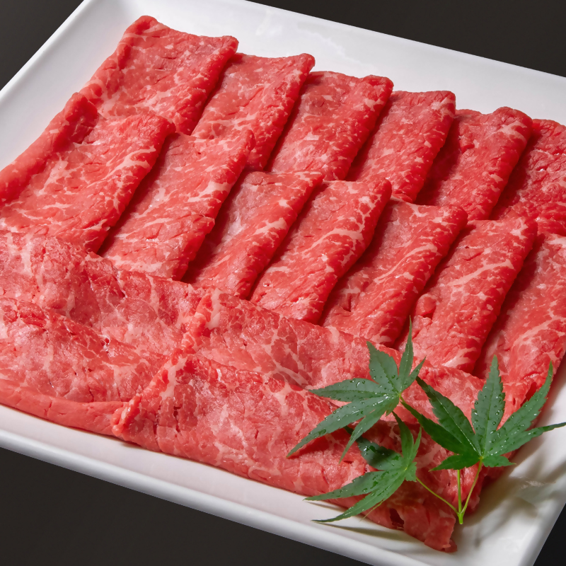 【世界グランプリ受賞】すき焼き 宮崎県産黒毛和牛赤身スライス500g  有田牧場＜14-16a＞