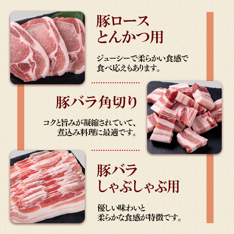 宮崎県産豚肉6種1.9kg盛り合わせ 焼肉 とんかつ スライス 焼肉 小間切れ＜47-4a＞