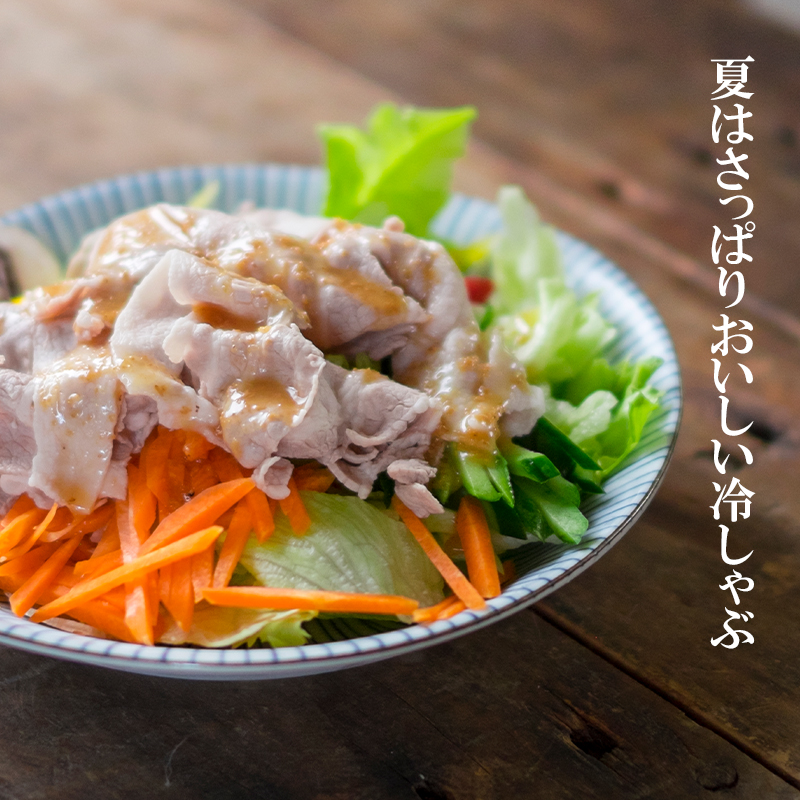 豪華！4種 スライスのみ合計3.8kg 宮崎県産豚肉しゃぶしゃぶセット  ロース・肩ロース・バラ・モモ＜52-3a＞