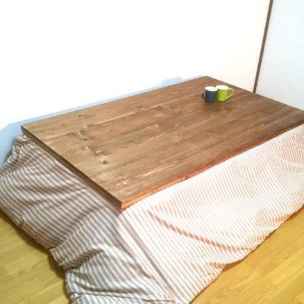 【天然無垢材】キングサイズこたつテーブル 1500×800×350 Interior G-S-S＜30-23a＞