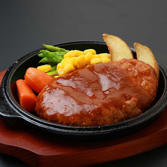 鹿児島県産黒豚使用！金の桜黒豚煮込みハンバーグ(180g×6個) 豚 豚肉 肉 鹿児島 国産 黒豚 調理済 レンジ 時短 調理 ハンバーグ 惣菜【エーエフ企画】【00-057-29】
